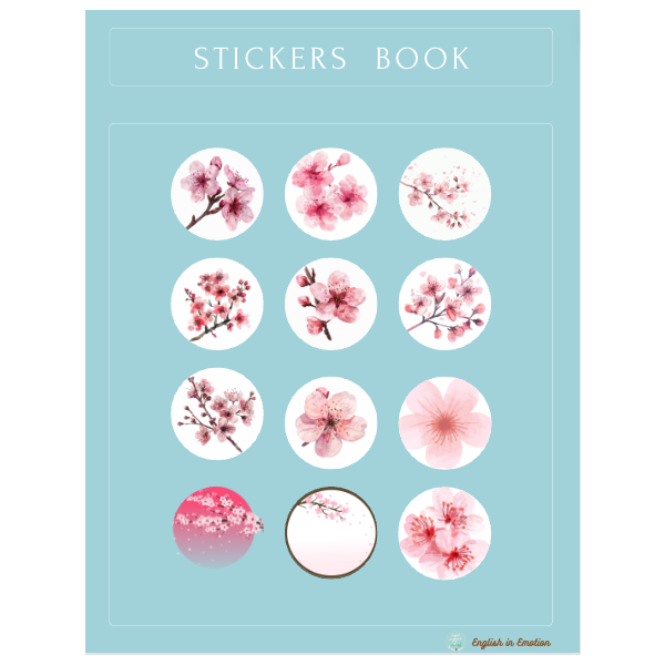 Stickers Book - Libro de Pegatinas
