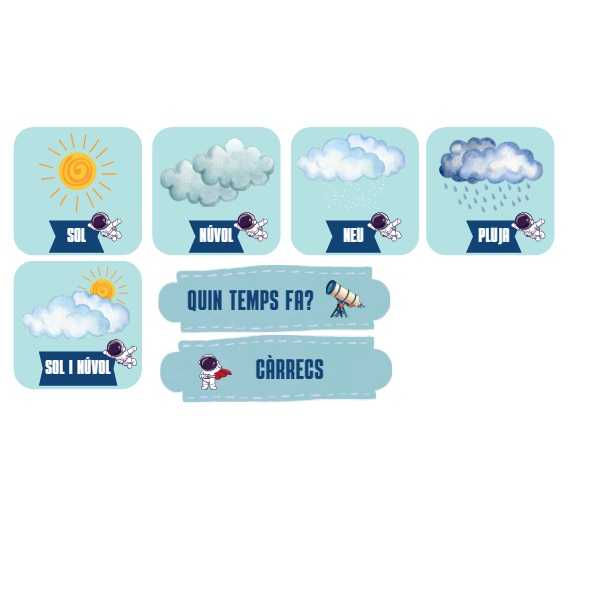 DECORACIÓ AULA - ASTRONAUTES