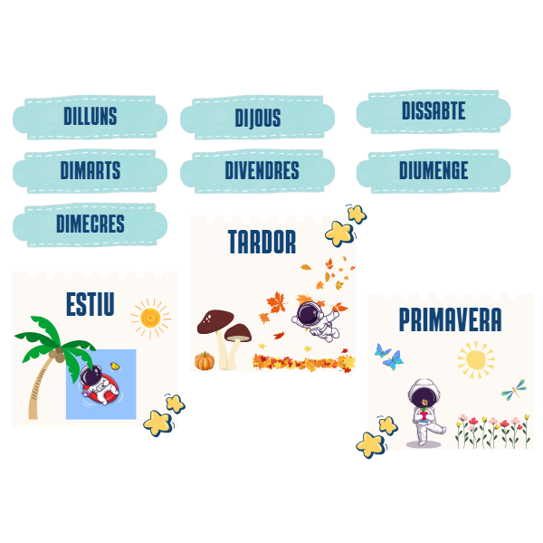 DECORACIÓ AULA - ASTRONAUTES