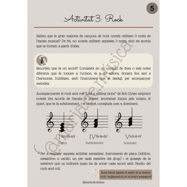 Capsa d'aprenentatge "La història de la música"