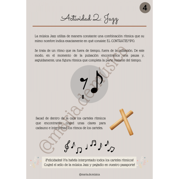 Caja de aprendizaje "La historia de la música"