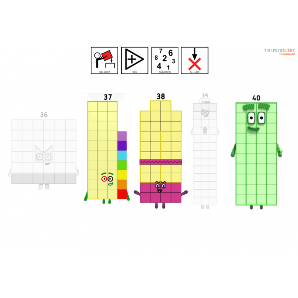 SERIACIÓN NUMBERBLOCKS 1-40