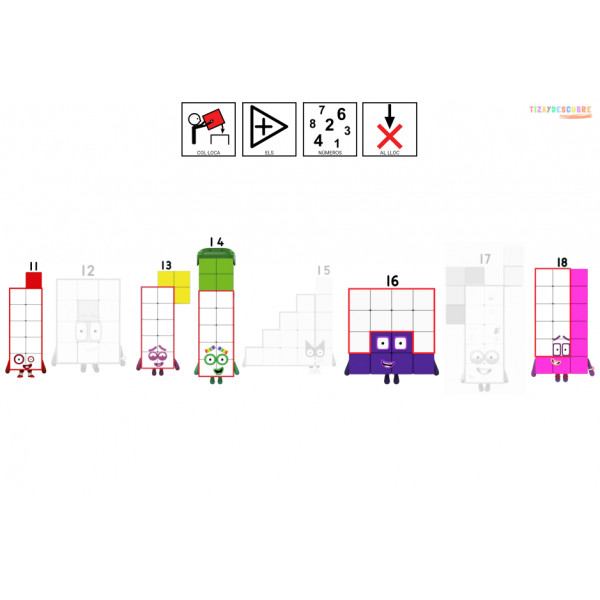 SERIACIÓN NUMBERBLOCKS 1-40