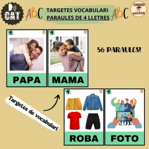 VOCABULARI PARAULES 4 LLETRES FLASHCARDS