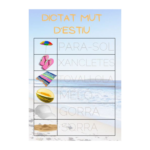 Propostes de lectoescriptura d'estiu