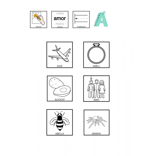 DOSSIER DE TRAÇ A PARTIR DE LES LLETRES I PICTOGRAMES