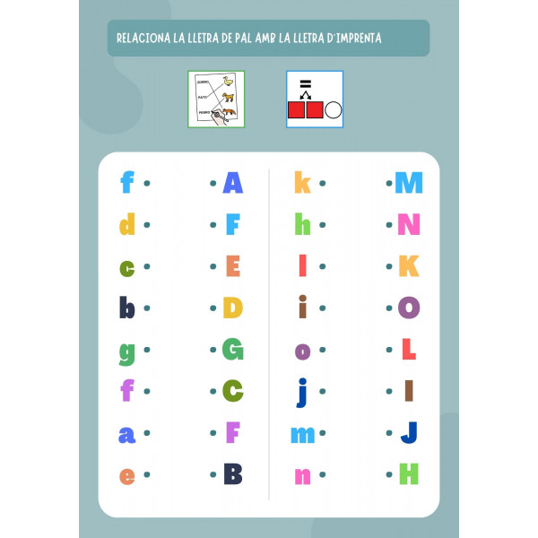 Treballem la lletra d'imprenta