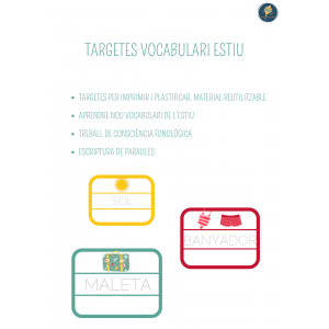 TARGETES VOCABULARI ESTIU