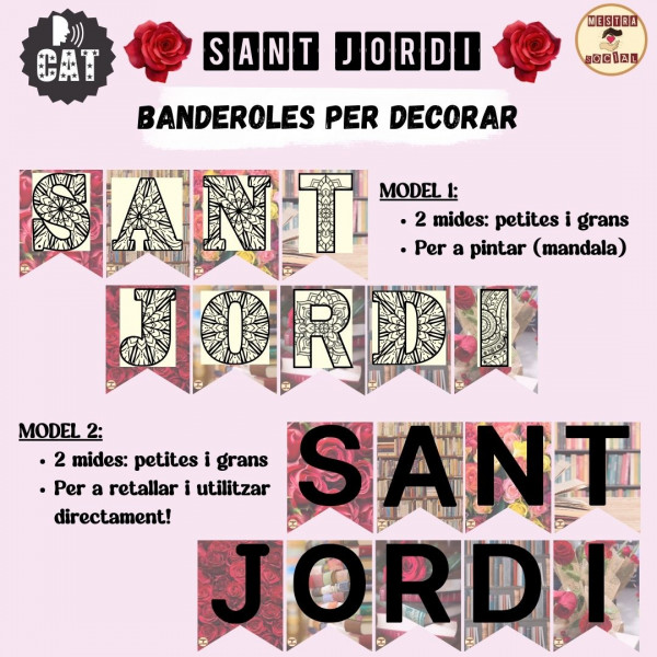 BANDEROLES SANT JORDI