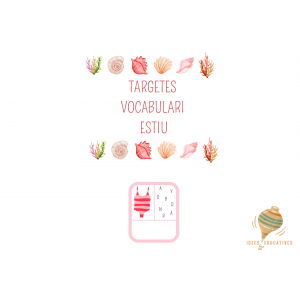 TARGETES VOCABULARI ESTIU - ESCRIURE