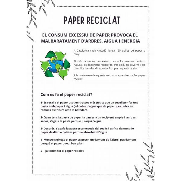 Manipular, experimentar i crear