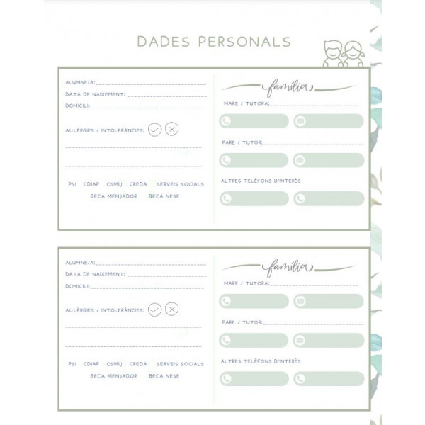 QUADERN DOCENT AGENDA DOCENT 24-25