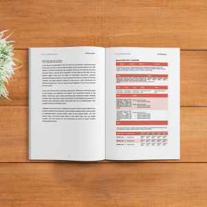 Plantilla Word para programación - Manchas