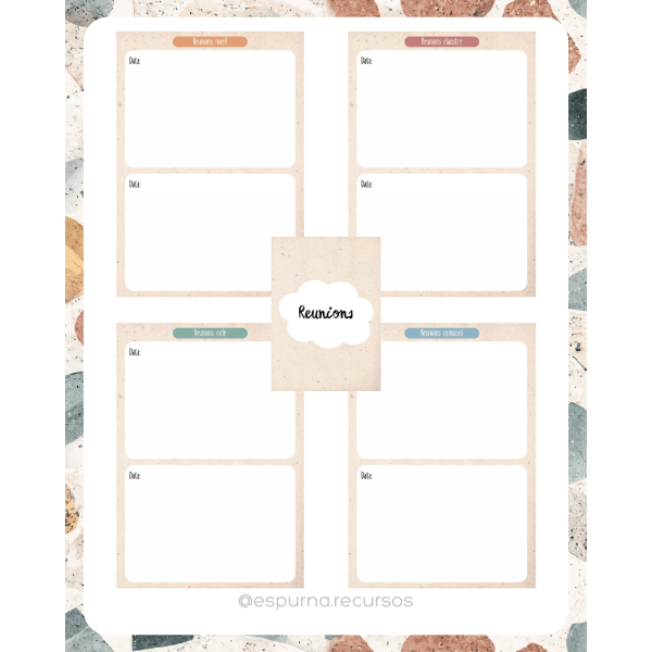 Agenda Registre de reunions i entrevistes
