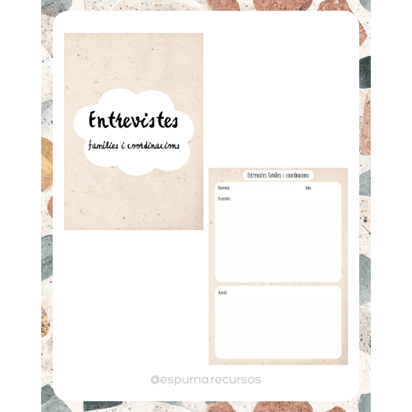 Agenda Registre de reunions i entrevistes