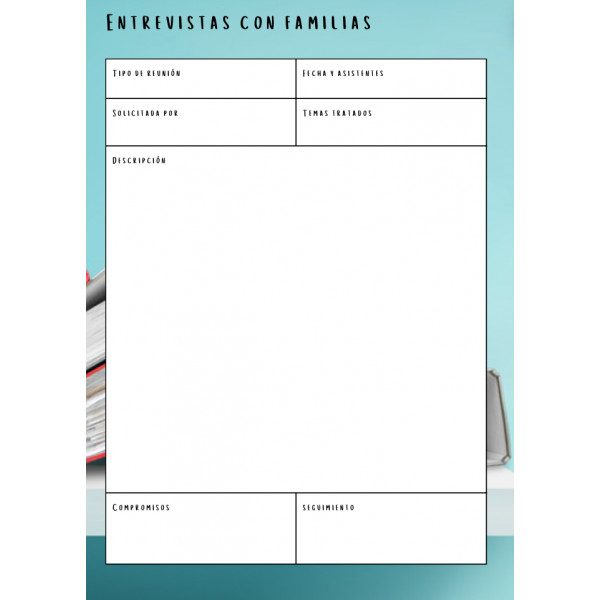 Agenda docente digital o para imprimir
