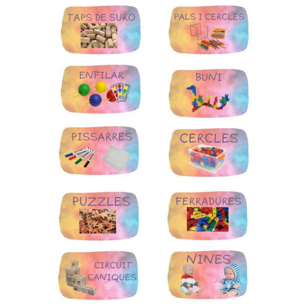 Cartells material “colors”