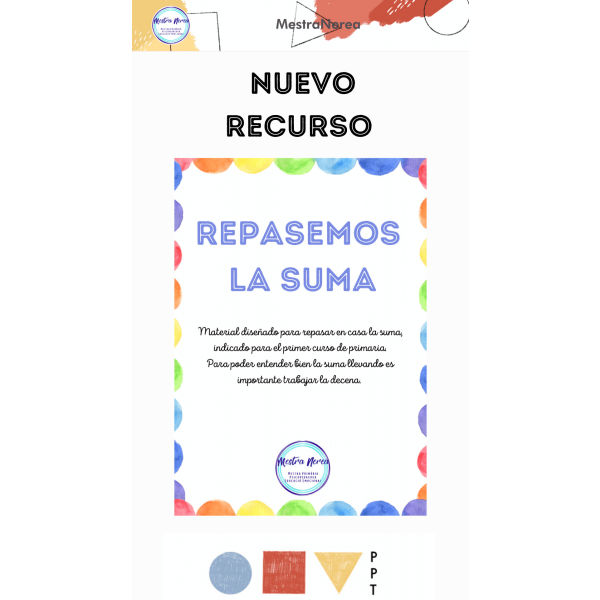 Dosier para repasar la suma