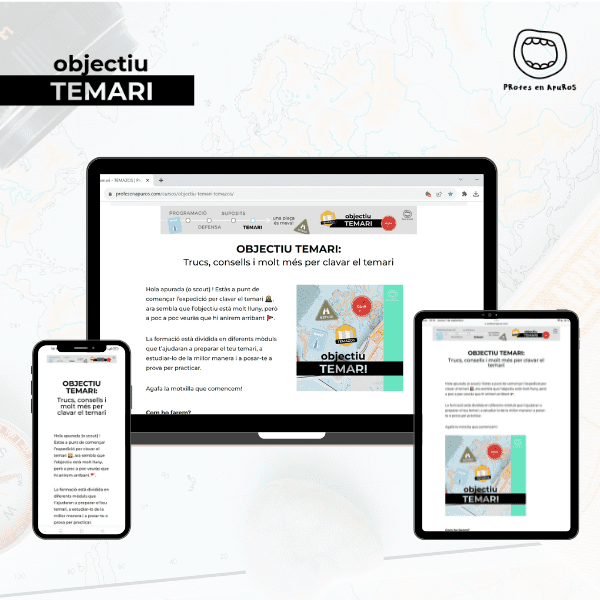 Objectiu TEMAR: Temari de mostra MALL