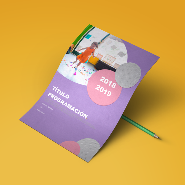 Plantilla Programación - Círculos Morados