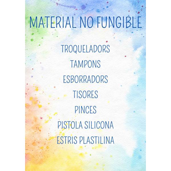 Cartells armari material “colors”