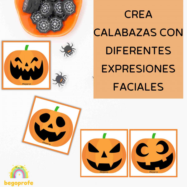¡Ponle Cara a la Calabaza! - Actividad para Halloween