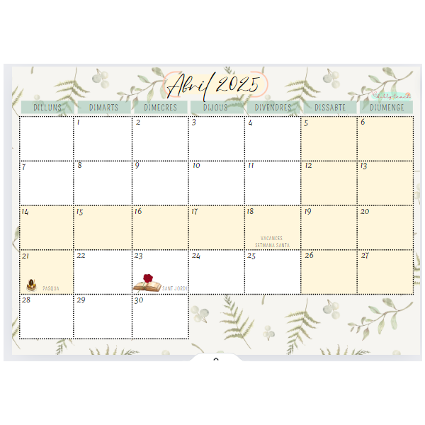 Calendari del curs 24-25