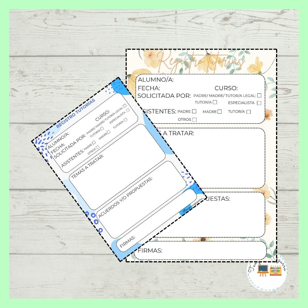 Registro de tutorías