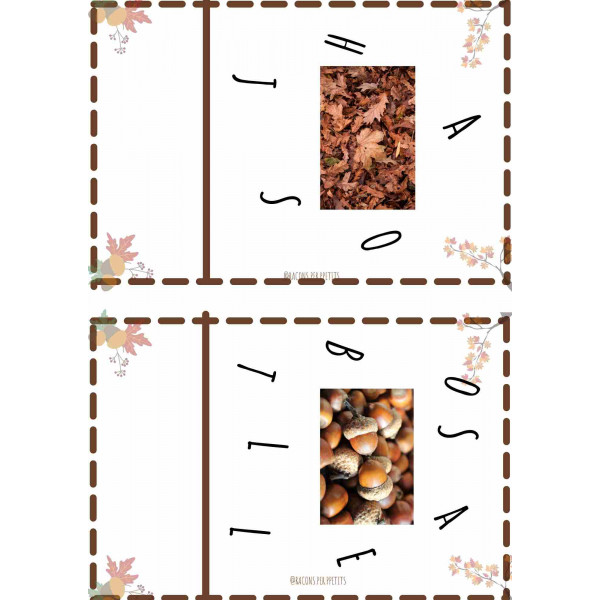 Dosier lectoescritura otoño