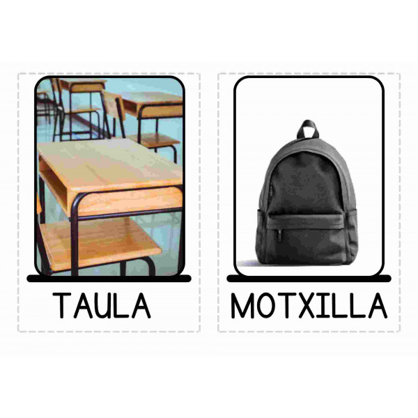 Targes de vocabulari variat en català