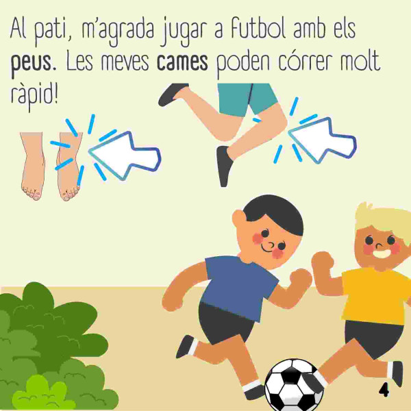 El meu cos és màgic. Conte i joc de parelles