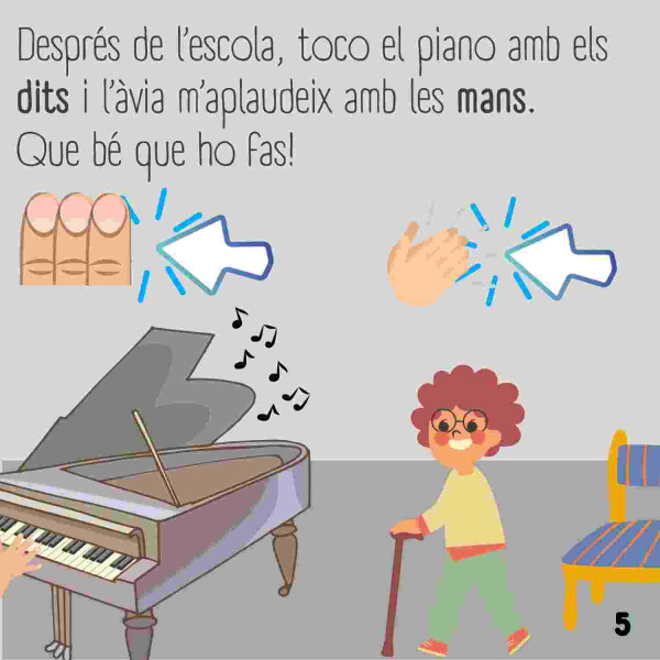 El meu cos és màgic. Conte i joc de parelles