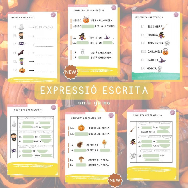 Passatemps terrorífics - lectoescriptura