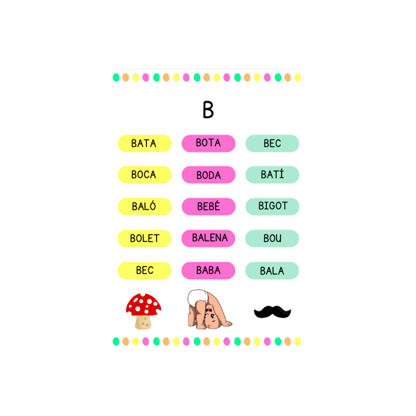 DOSSIER LECTURA DE PARAULES. LLEGESC LES MEVES PRIMERES PARAULES.