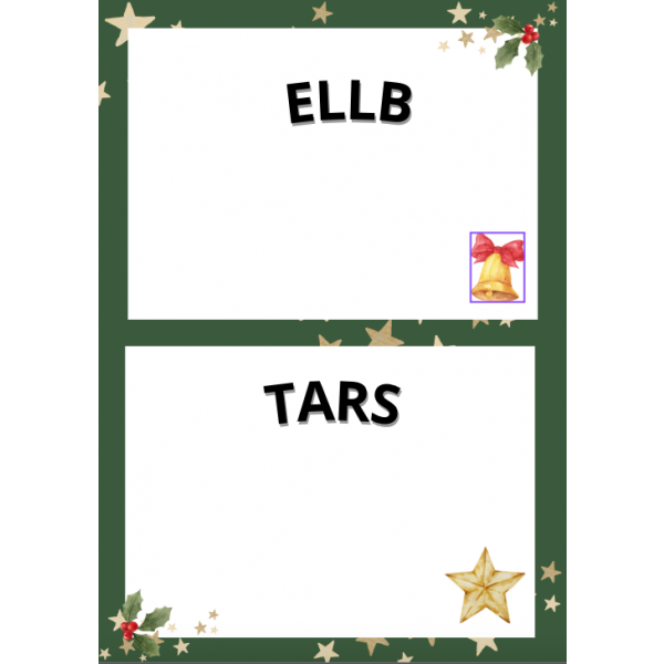 SCRAMBLED WORDS: CHRISTMAS