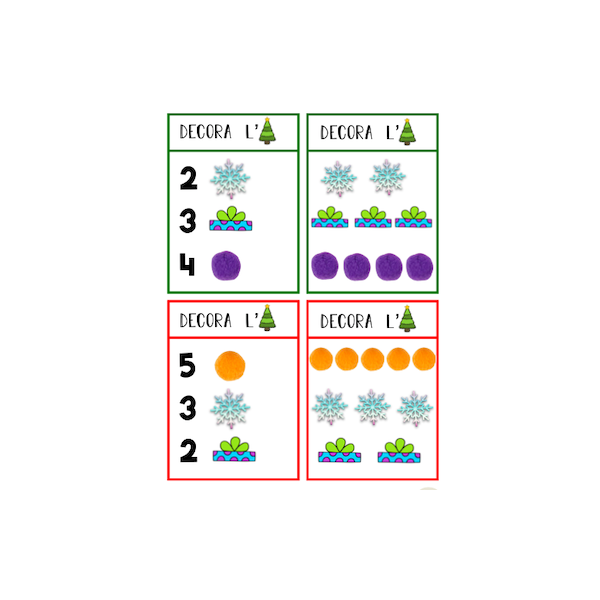 Nadal: associar grafia- quantitat (català)