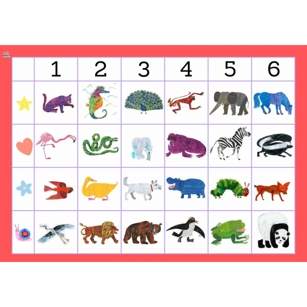 QUADRE DE DOBLE ENTRADA ERIC CARLE