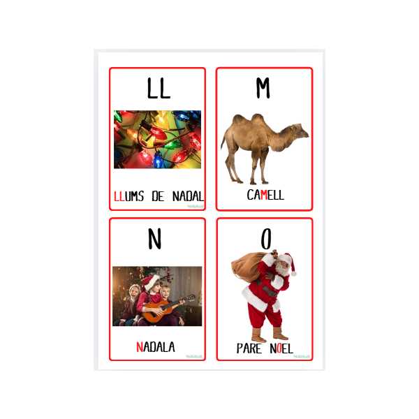 Vocabulari de Nadal -real-