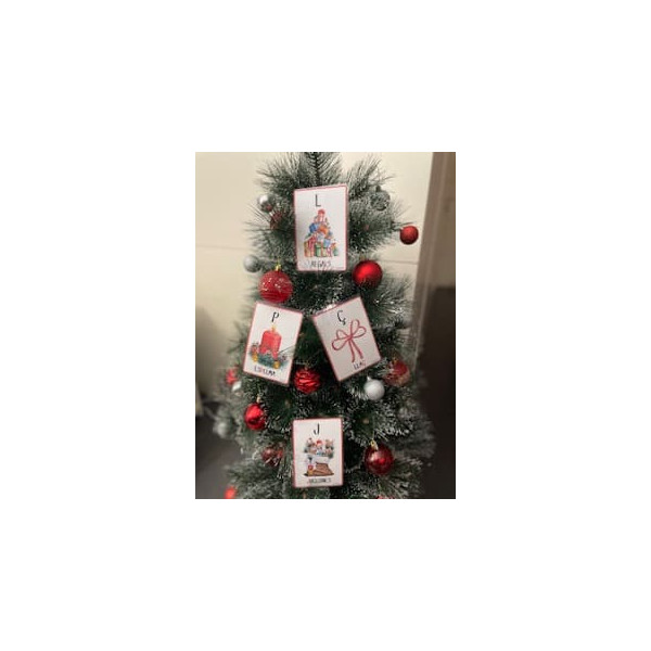 Abecedari de Nadal -aquarel·la-