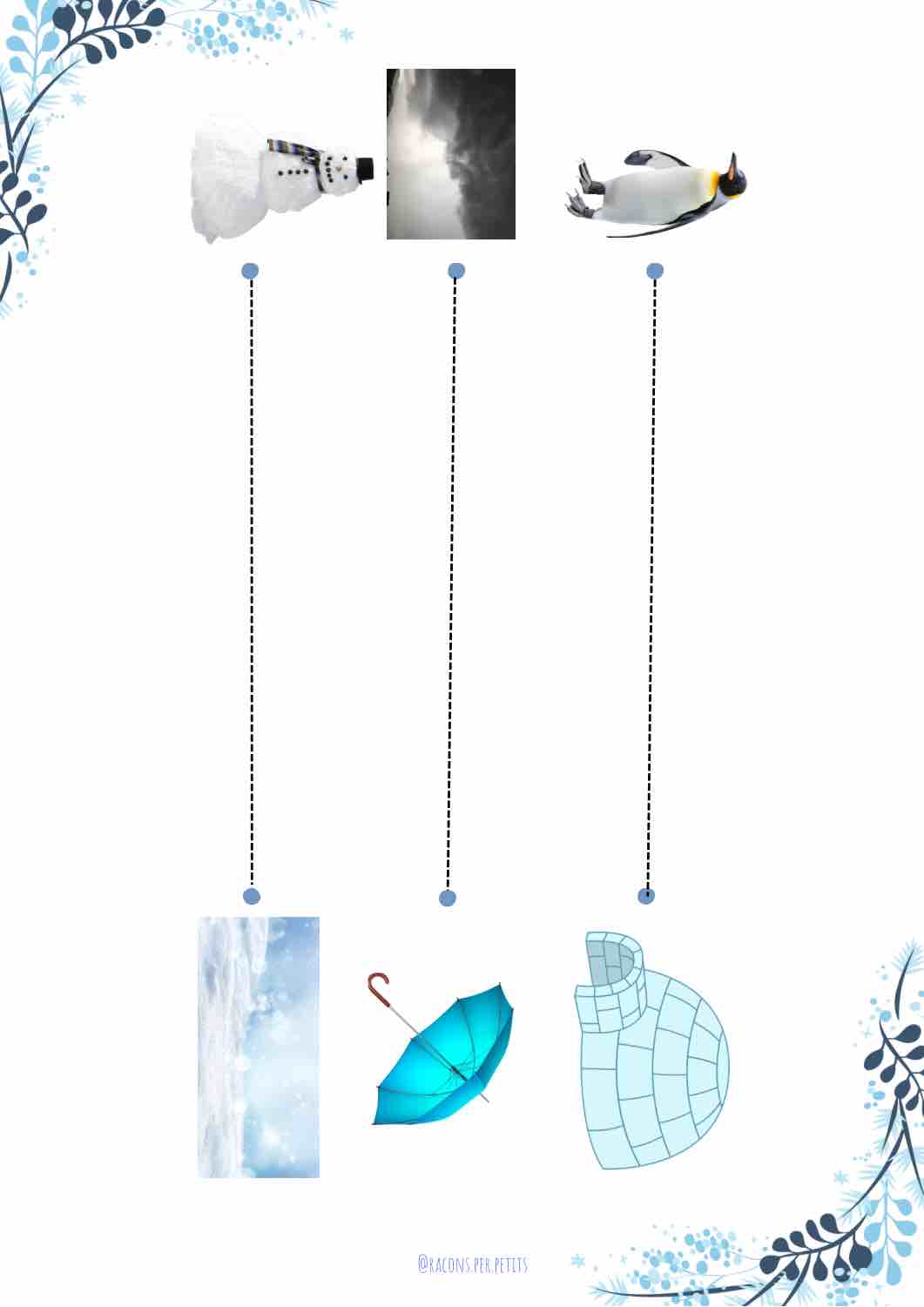 Profes Papel Tijera Dosier grafismo invierno