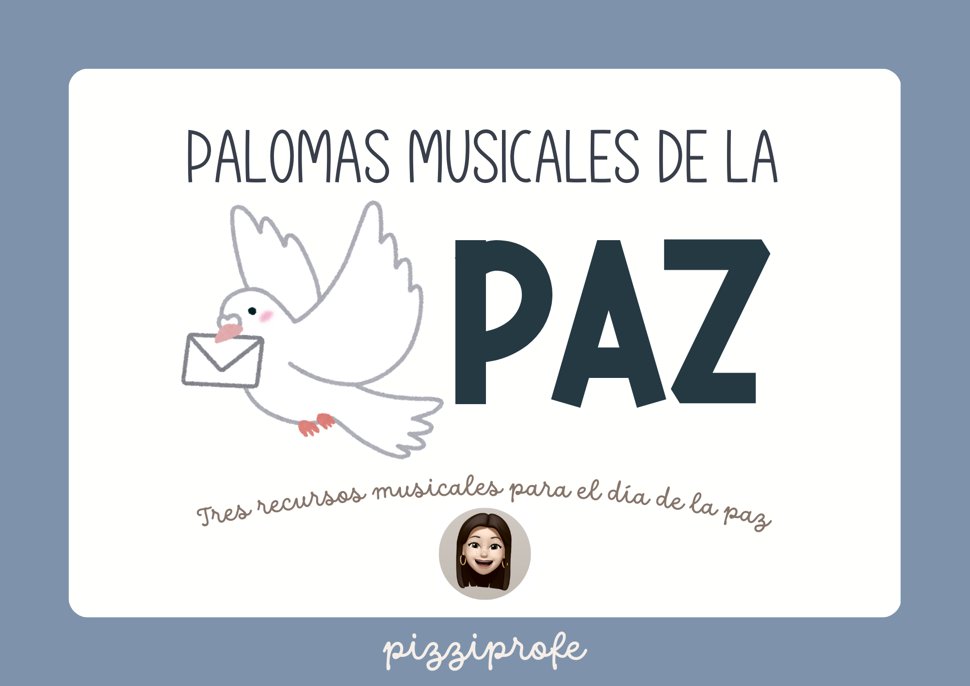 Pack de 3 recursos musicales para el día de la paz by @pizziprofe
