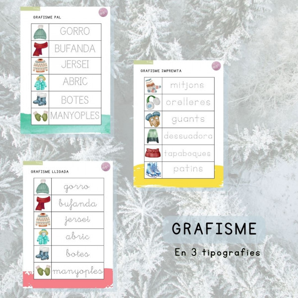 Ampliació passatemps d'hivern - lectoescriptura