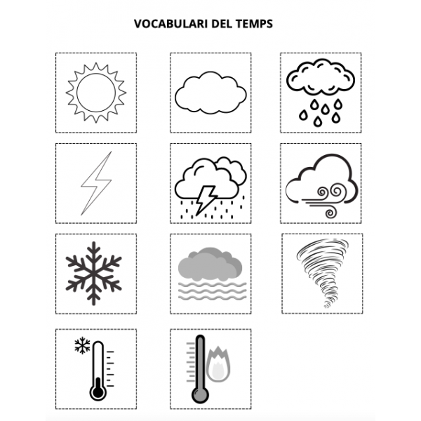 VOCABULARI DEL TEMPS