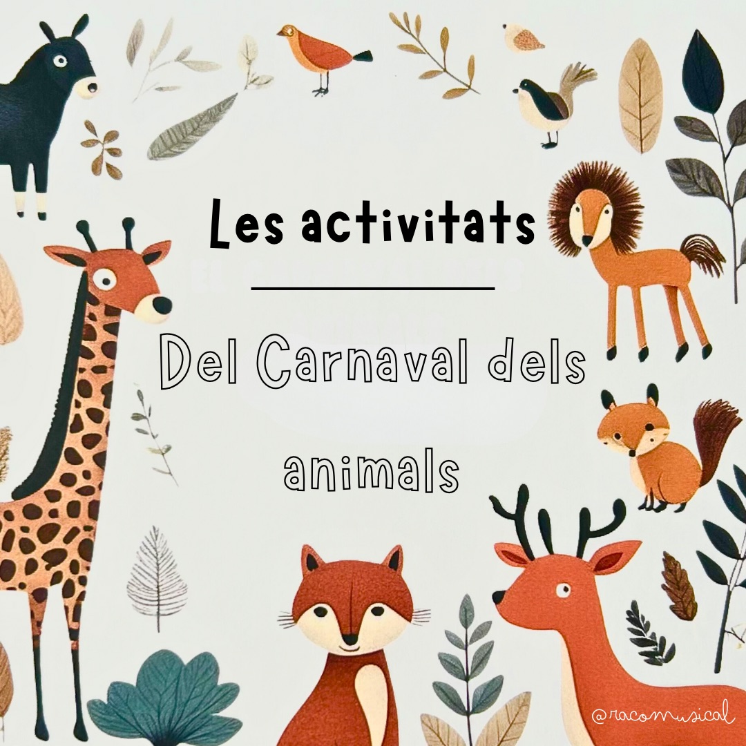 Sa8. Activitats del Carnaval dels animals. Cicle inicial i mitjà