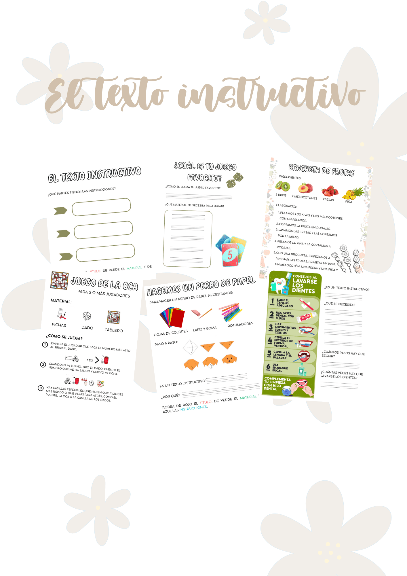 El texto instructivo