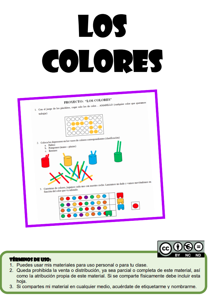 Actividades varias - colores