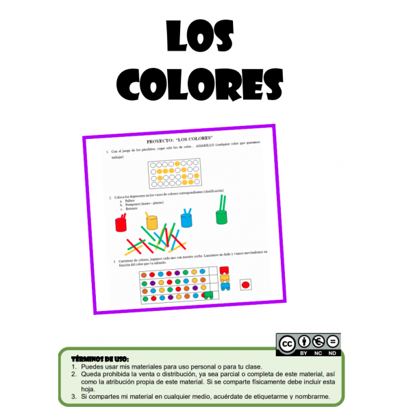 Actividades varias - colores
