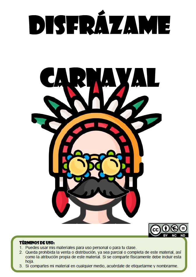 Disfrázame - carnaval