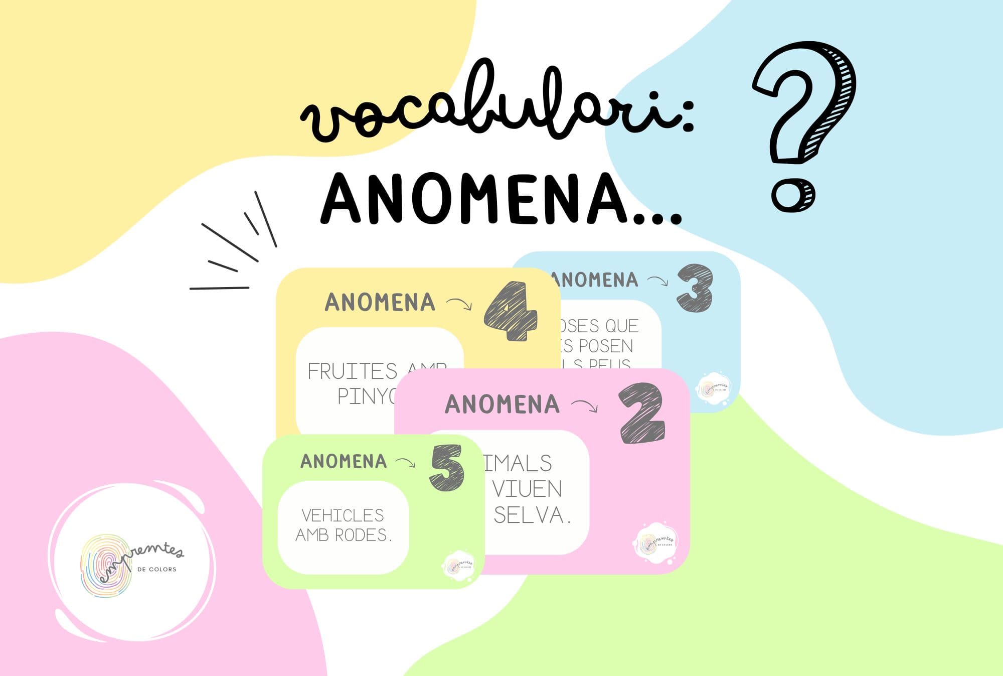JOC DE VOCABULARI: ANOMENA...