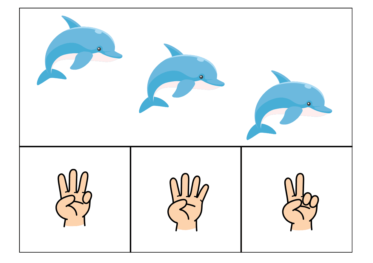 Targetes de comptatge amb dits